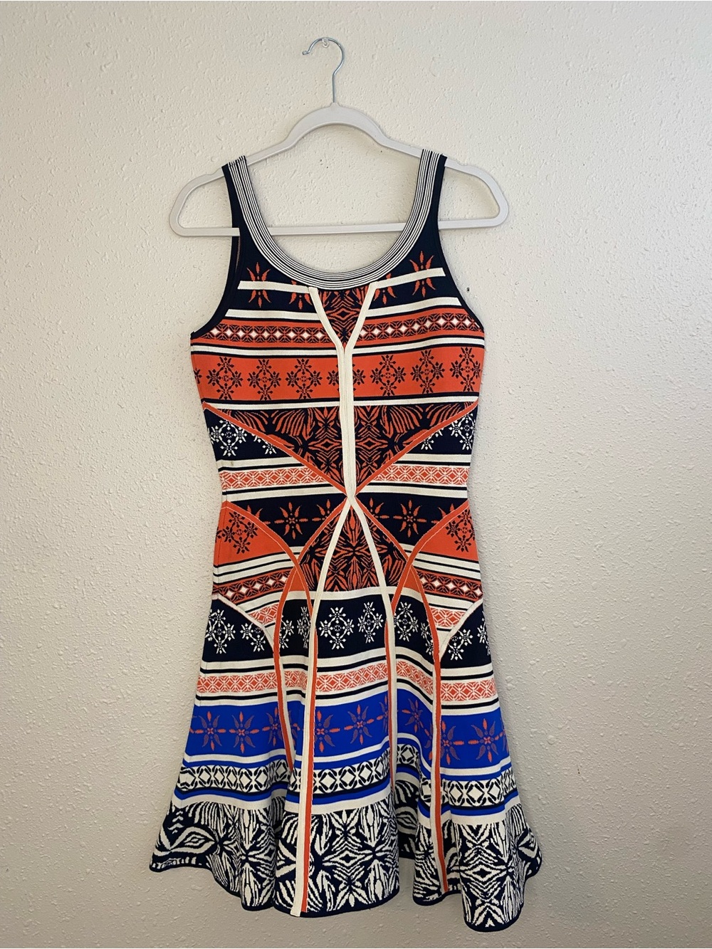 Women's DVF Ilsa Printed Fit-and-Flare Tank Dress